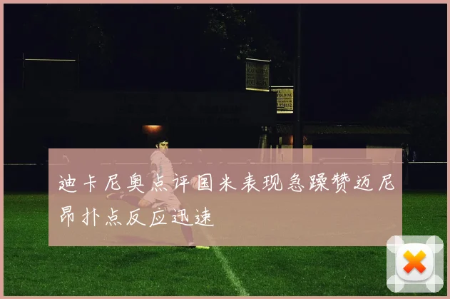 迪卡尼奥点评国米表现急躁赞迈尼昂扑点反应迅速